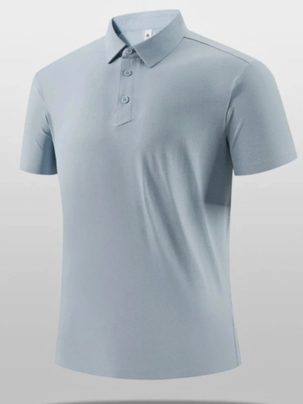 Men's Blue Size Medium Short Sleeve Polo Shirt